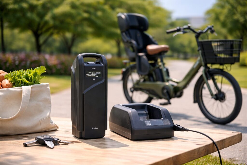 スペック（走行距離・充電時間）のイメージ画像