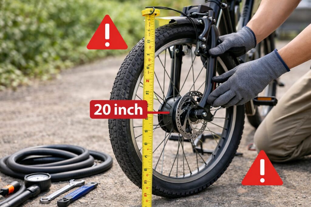 20インチの交換で見る注意点のイメージ画像