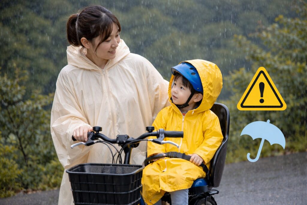 雨の日の使い勝手と注意点のイメージ画像