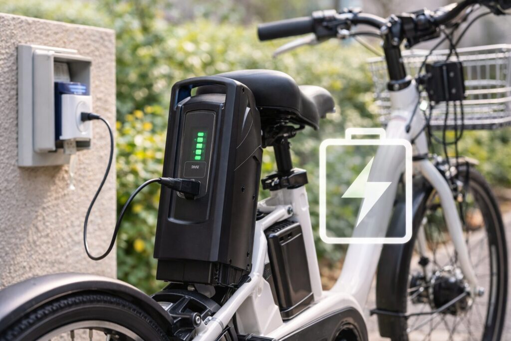 バッテリー容量と充電頻度の目安のイメージ画像