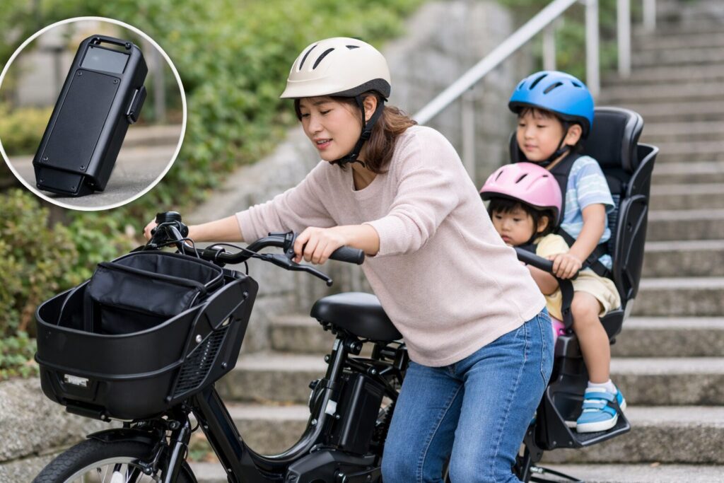 電動自転車が重い理由を子乗せ目線で解説のイメージ画像