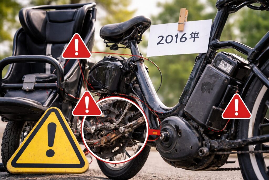 電動自転車の中古を選ぶならやめたほうがいい条件のイメージ画像