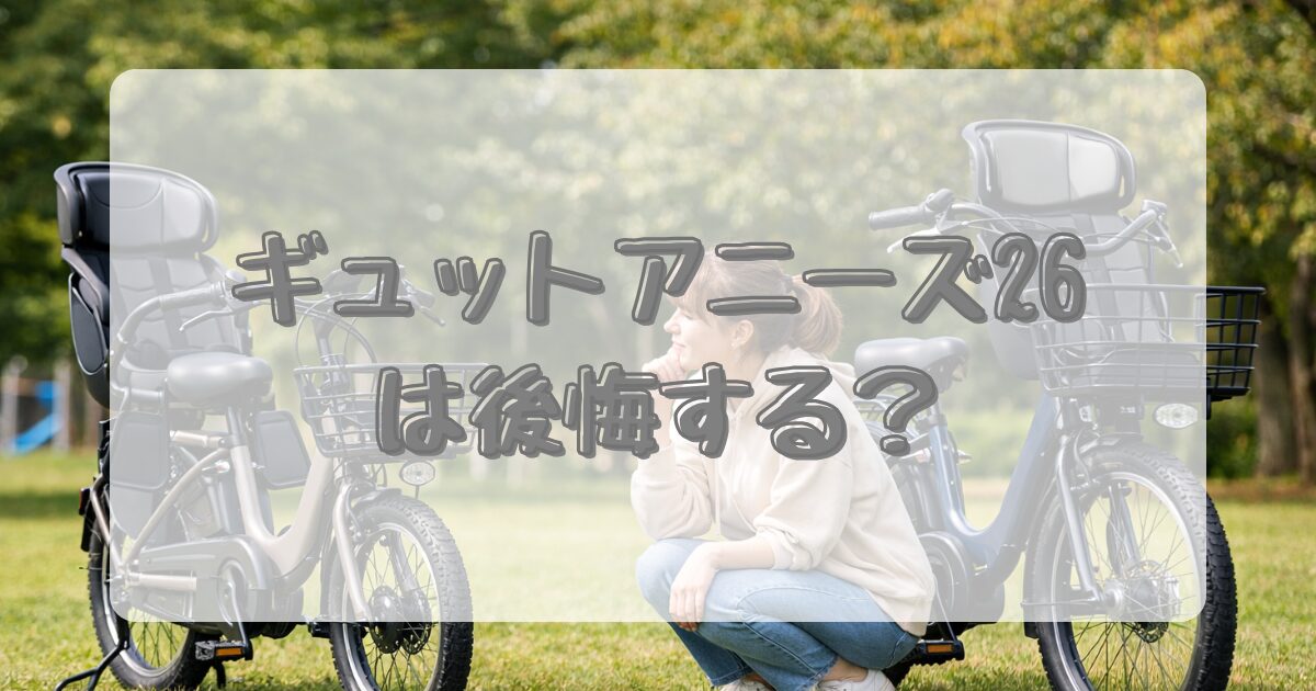 ギュットアニーズ26は後悔する？のイメージ画像