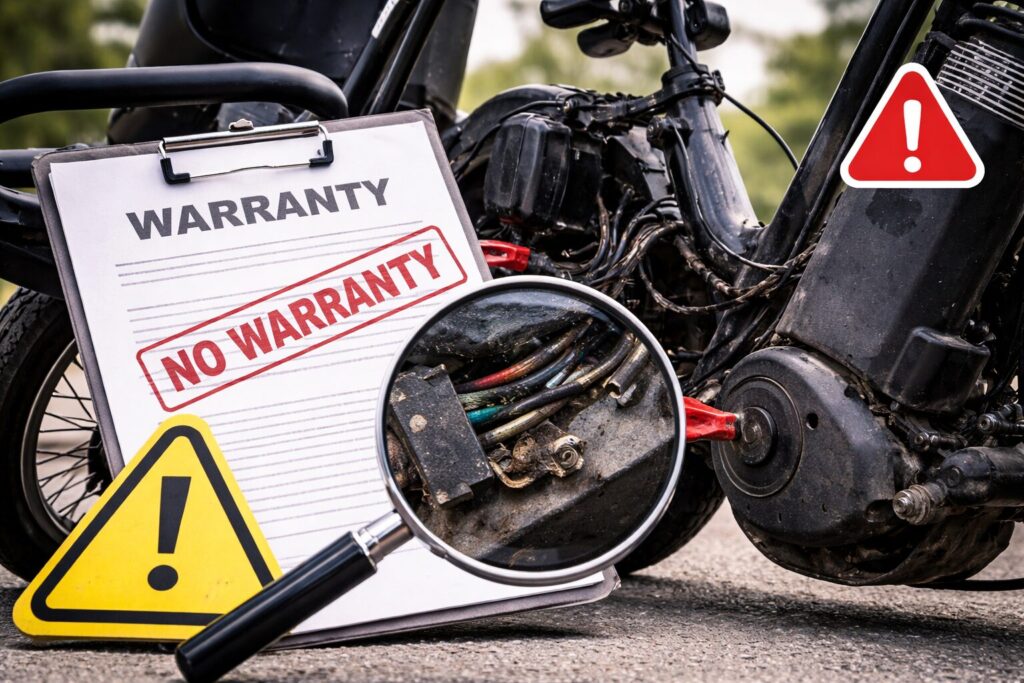 保証なし車体のリスクのイメージ画像