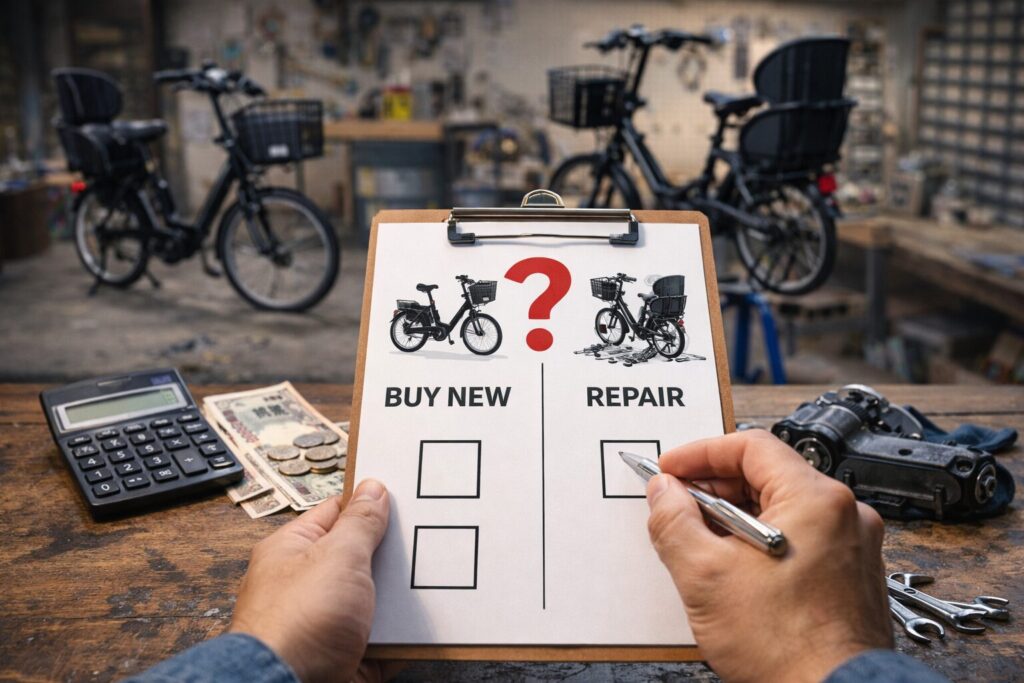 買い替えか修理かの判断基準のイメージ画像