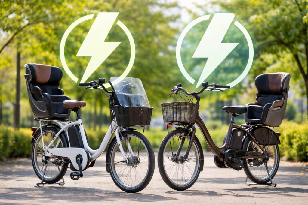 電動自転車の回生充電デメリットとメリットのイメージ画像