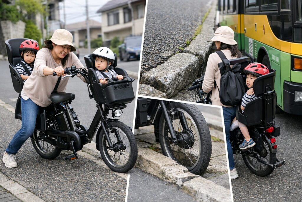 子乗せモデル20インチのデメリットのイメージ画像