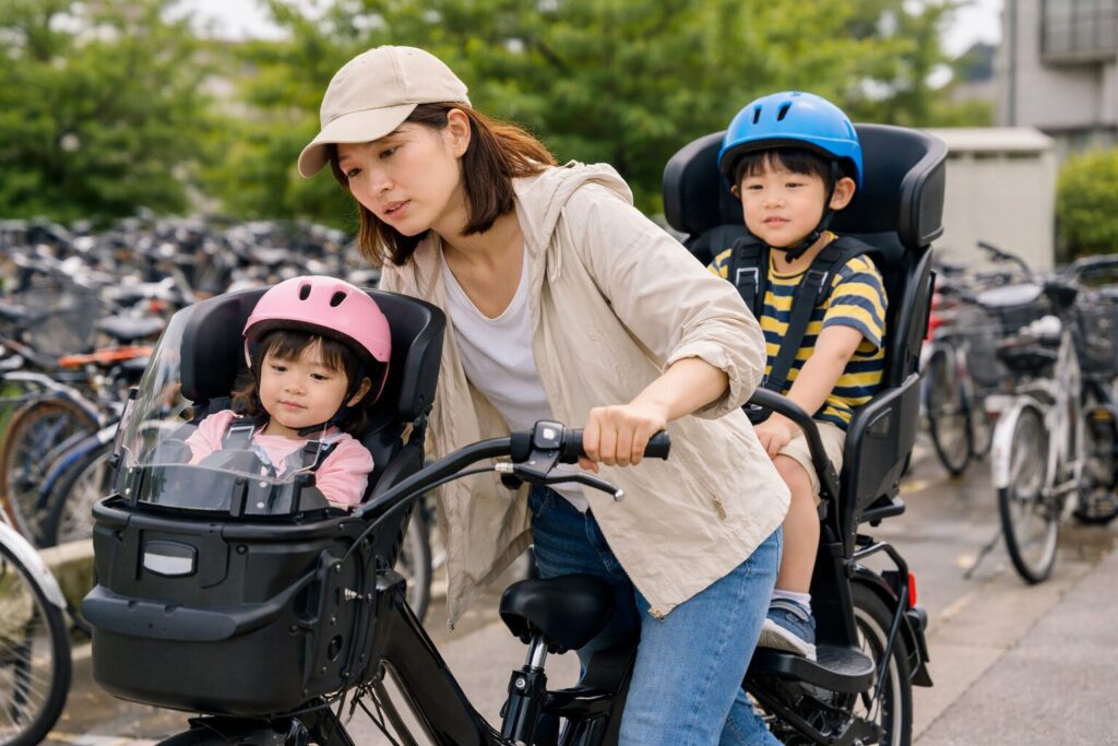 電動自転車で子供乗せするデメリットのイメージ画像