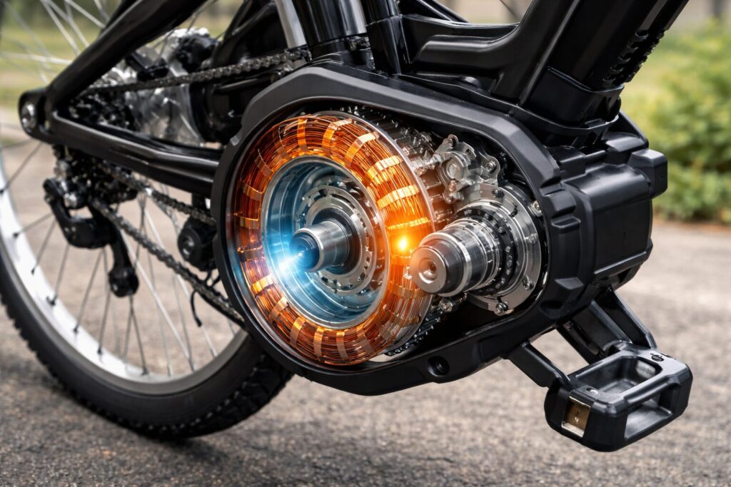 モーターの重量の仕組みのイメージ画像