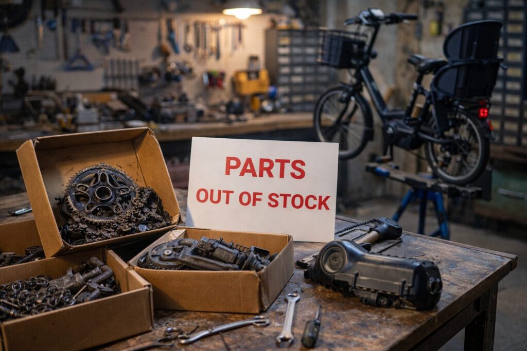 修理と部品供給の限界のイメージ画像