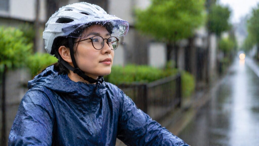 雨の日メガネ対策と視界確保のイメージ画像