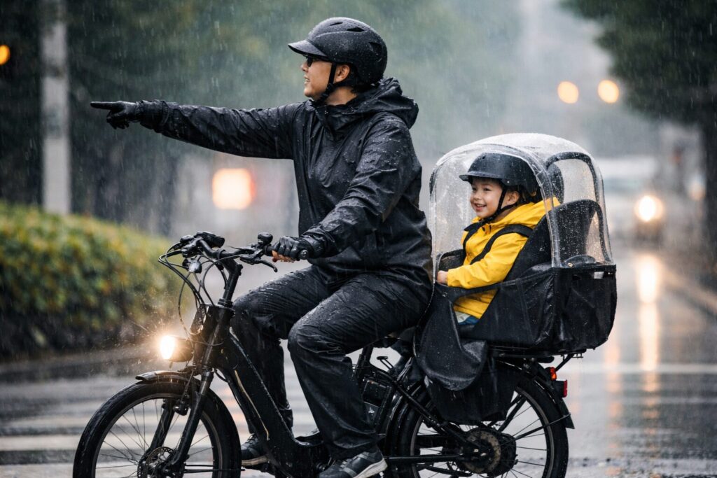 雨の日の安全対策と走行テクのイメージ画像