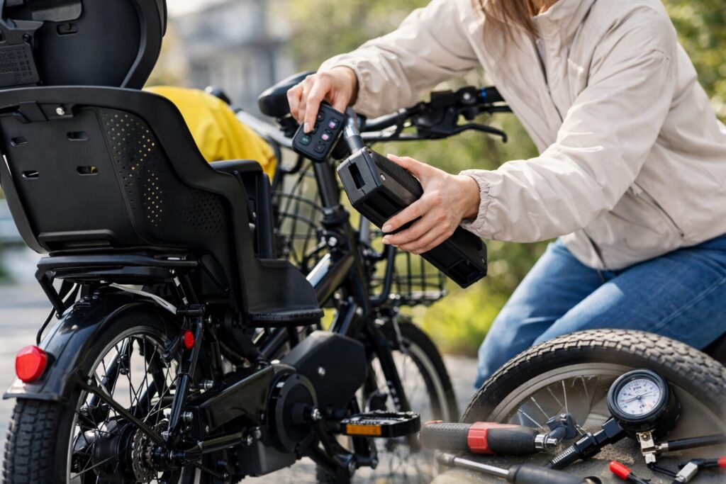 電動自転車でアシストしない時に最初に知るべき原因と対処のイメージ画像