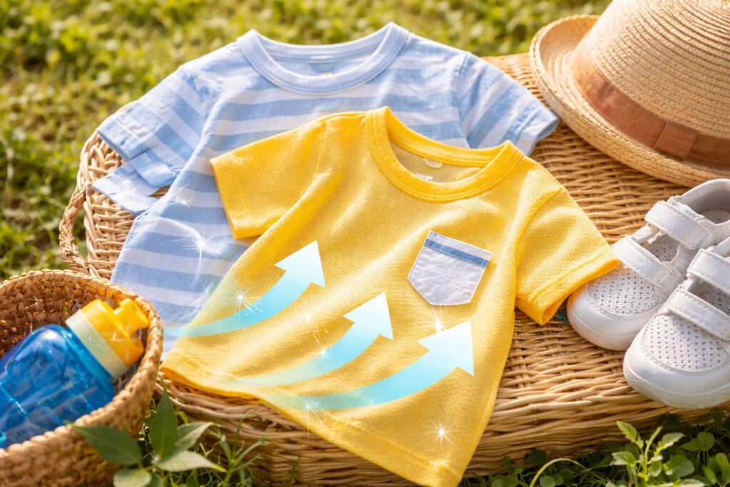 衣服選び通気性対策の基本のイメージ画像