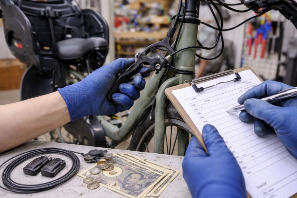 自転車のブレーキが効かない修理代と対処判断のイメージ画像