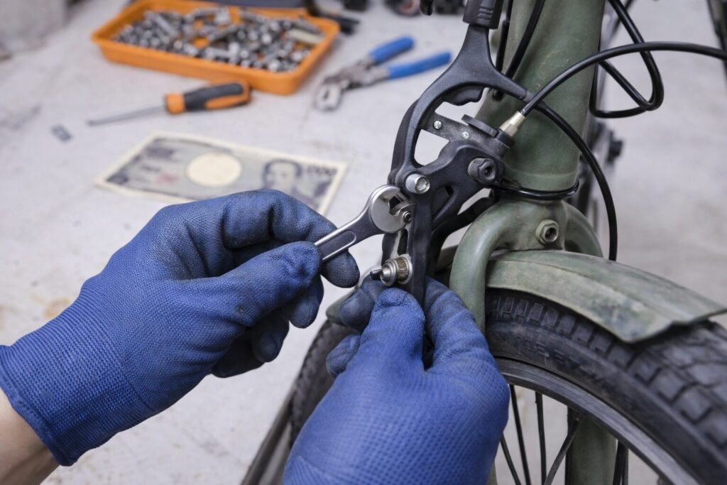 ブレーキ調整方法と費用目安のイメージ画像