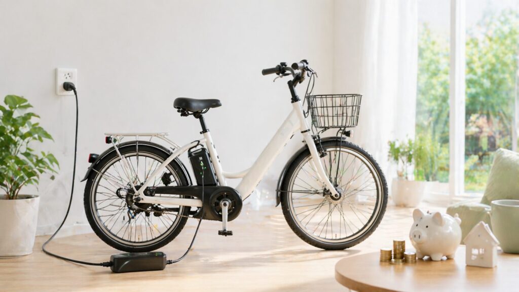 電動自転車の電気代を安く抑える方法のイメージ画像