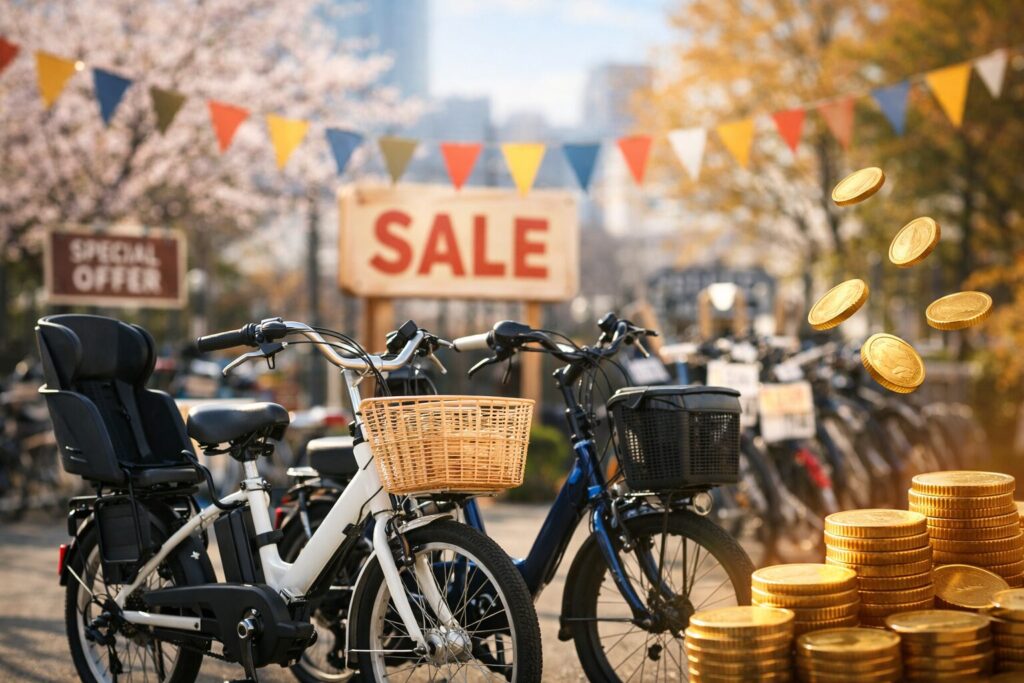 電動自転車が安くなる時期の結論のイメージ画像