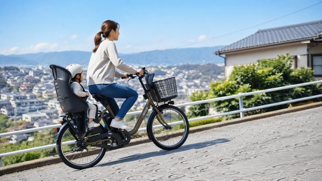 電動自転車が坂に強い理由のイメージ画像