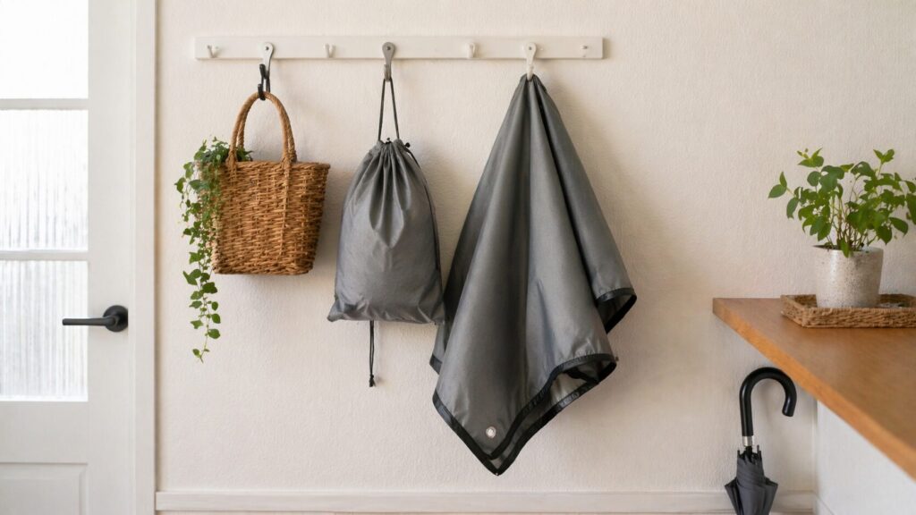 吊るすフック収納のアイデアのイメージ画像