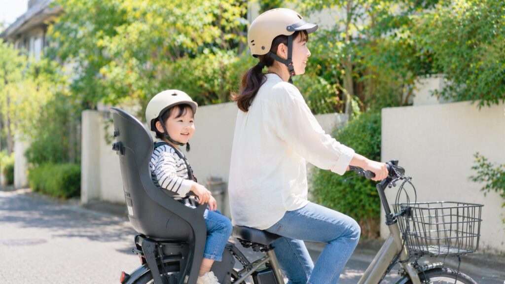 自転車後ろ乗せは何歳から何歳まで安全?のイメージ画像
