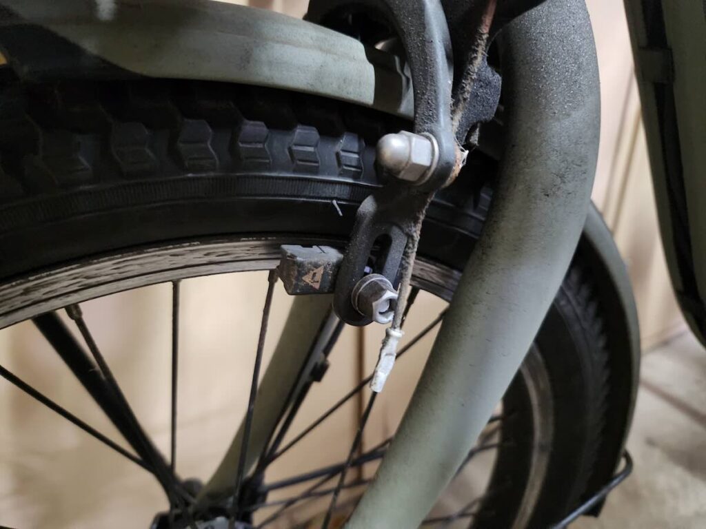 実際のブレーキの画像