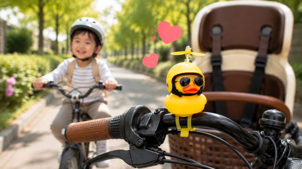 自転車にアヒルはなぜ付ける？人気の理由のイメージ画像