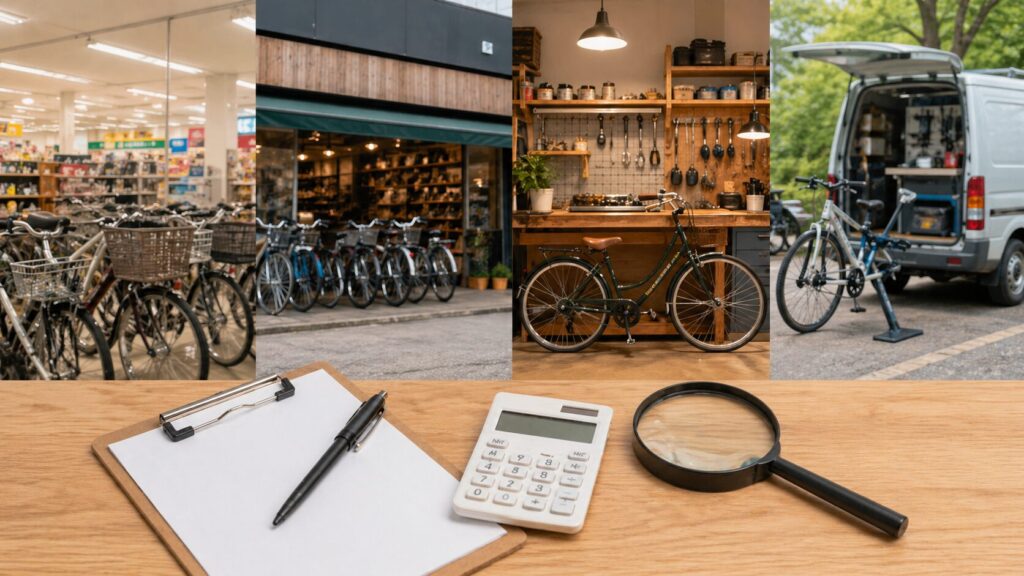 自転車修理はどこが安いか比較のイメージ画像