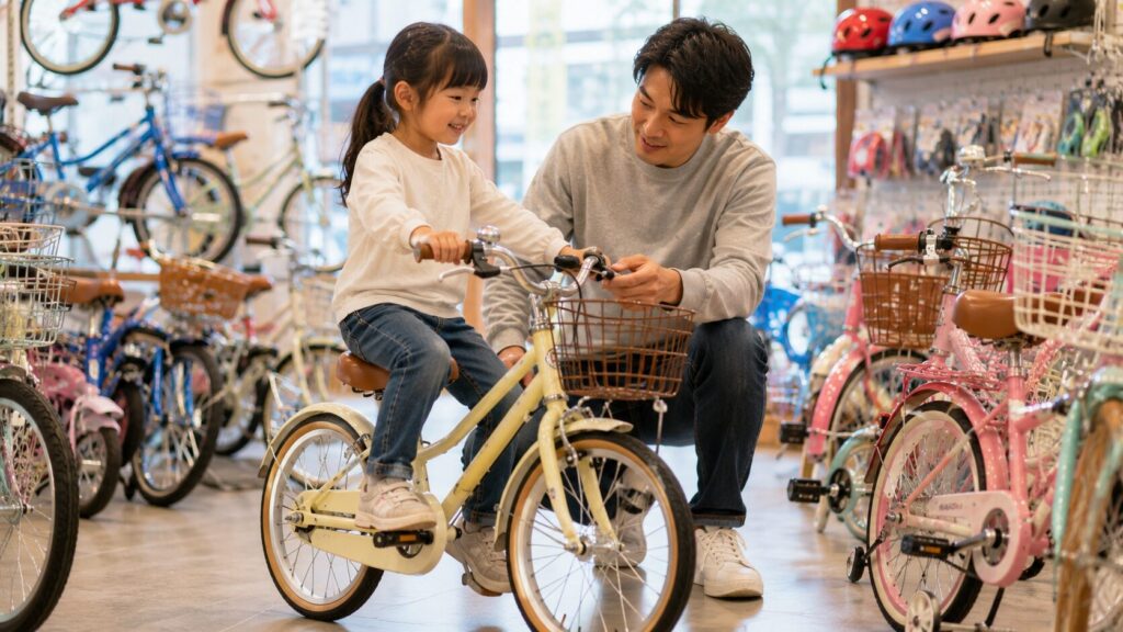 子供自転車のサイズの選び方のイメージ画像