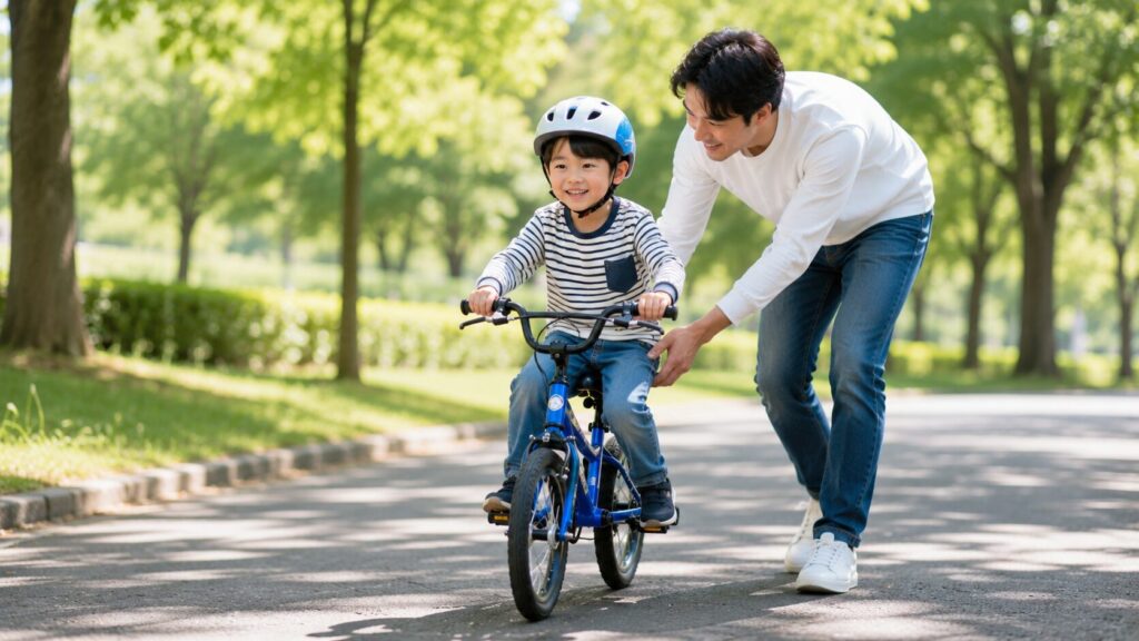 自転車コマなしは何歳から練習開始?のイメージ画像