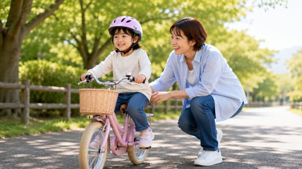 自転車は何歳から乗れる?安全練習のコツのイメージ画像