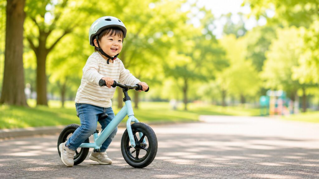 キックバイクは何歳から乗れるのイメージ画像