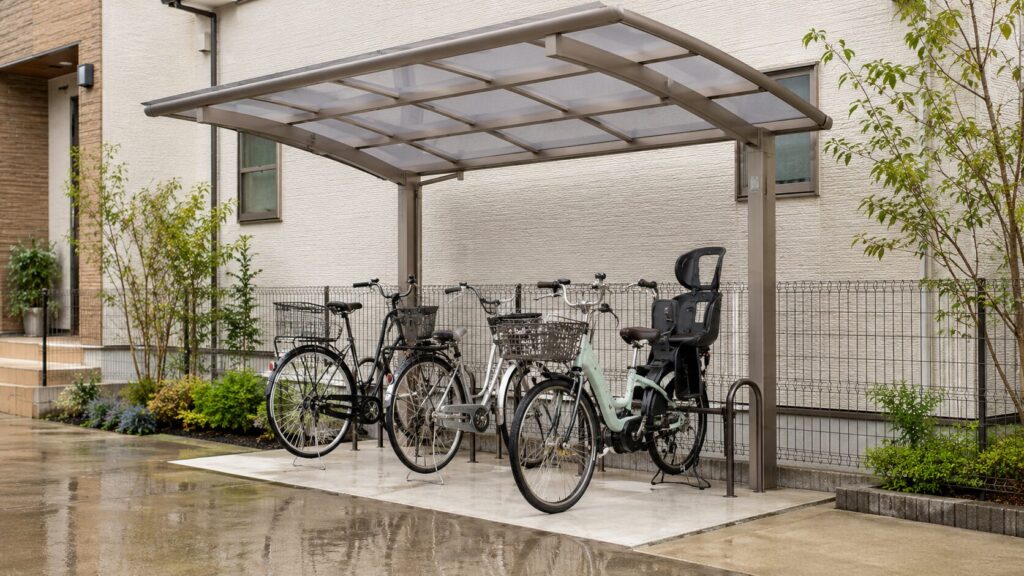 サイクルポートで雨対策のイメージ画像