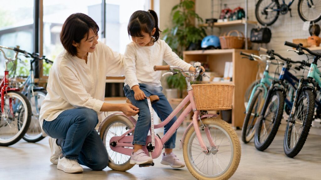子ども自転車のサイズの選び方のイメージ画像