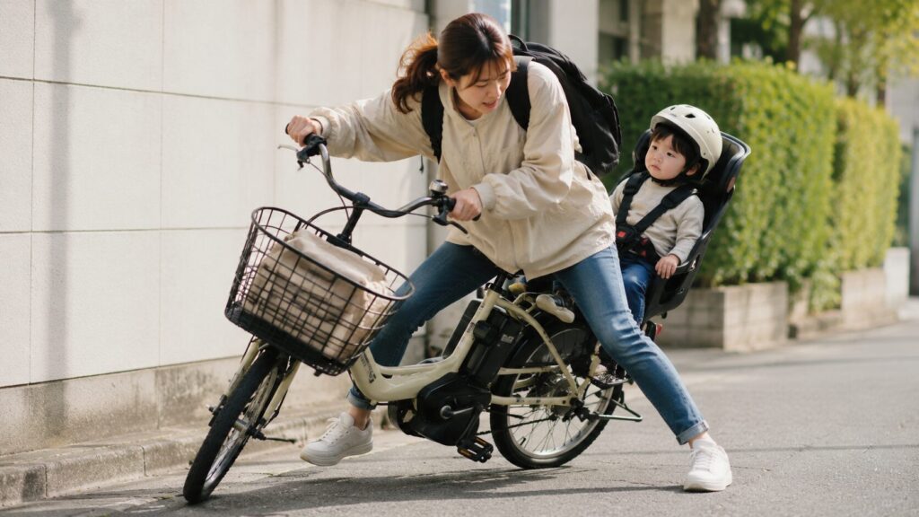 1〜2歳の事故が多い理由と転倒しやすい場面のイメージ画像