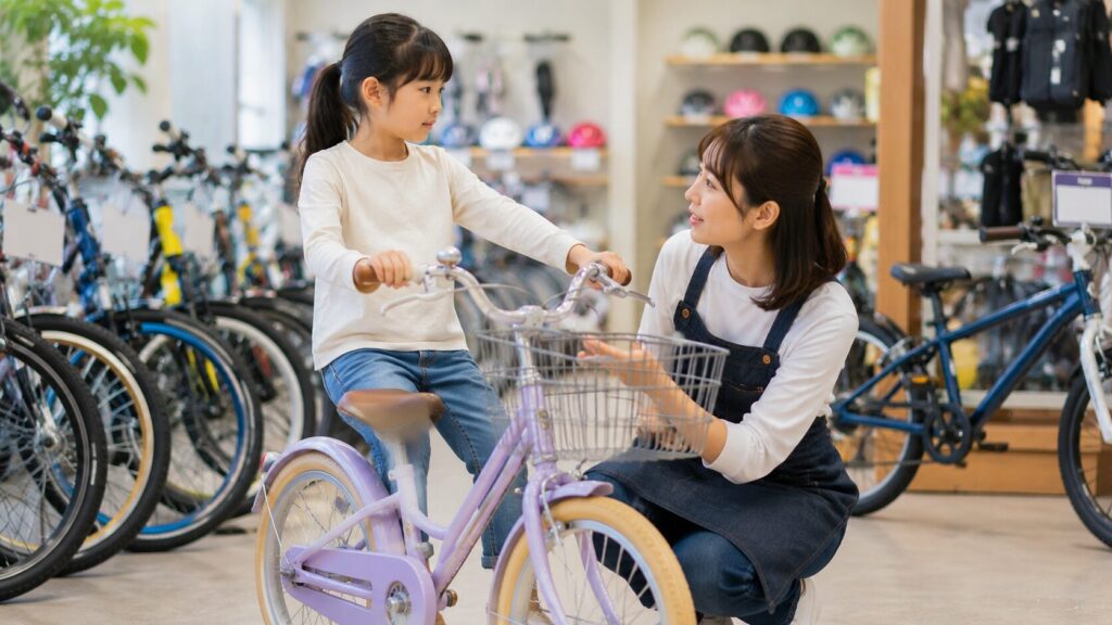 身長120センチの自転車選びのイメージ画像