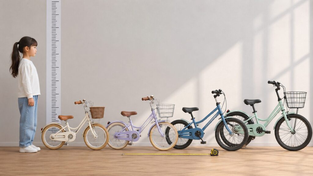 身長120センチの自転車サイズのイメージ画像