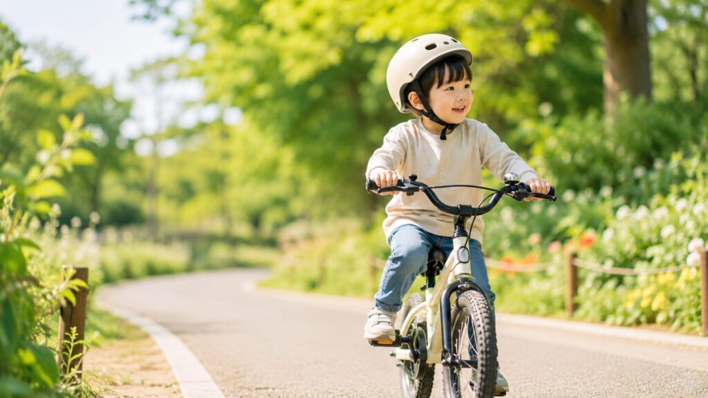 4歳の自転車は何インチが正解のイメージ画像