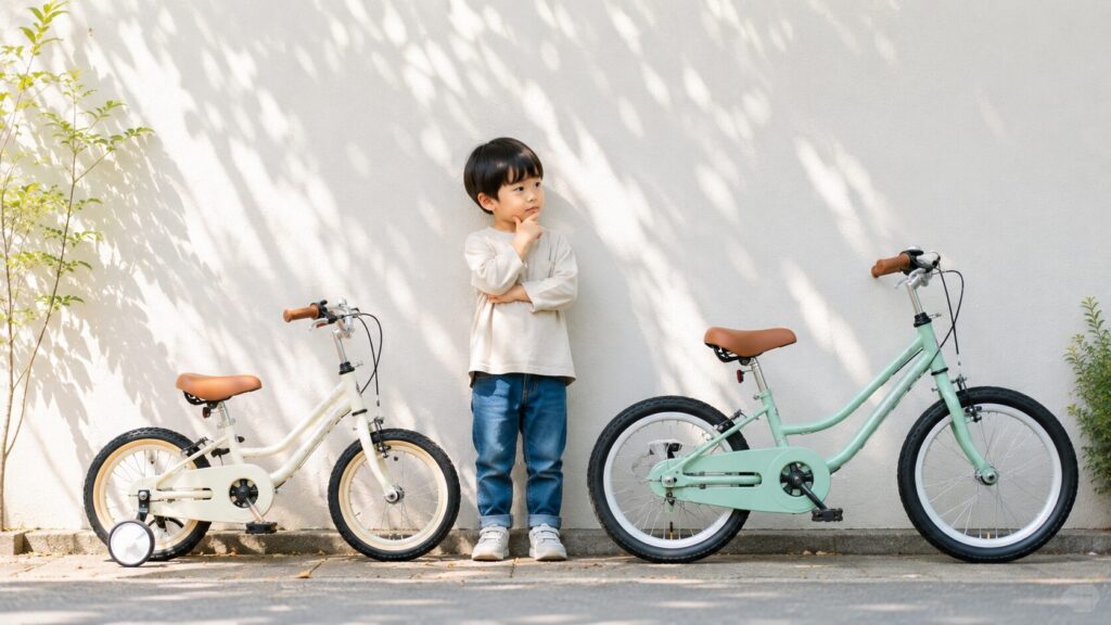 4歳の自転車は何インチで選ぶのイメージ画像