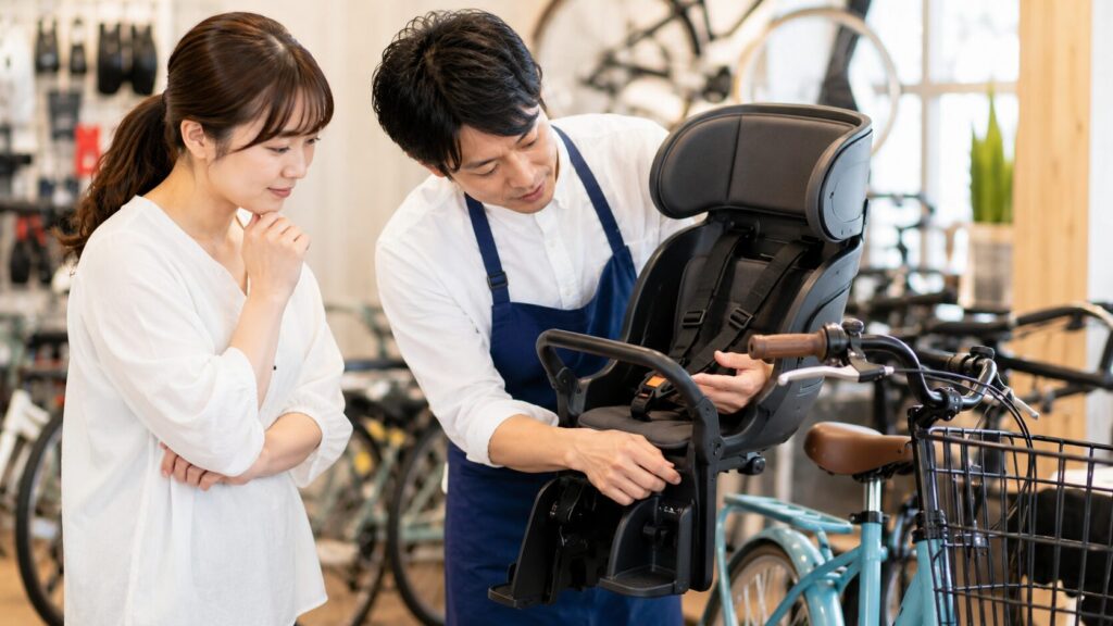 後付けチャイルドシートの注意点のイメージ画像