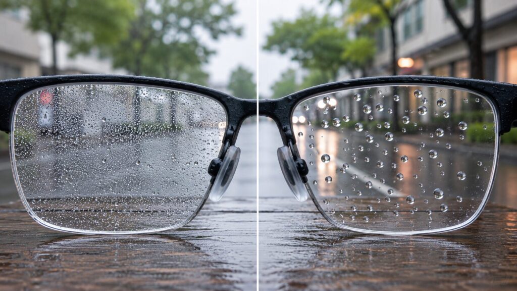 撥水コーティングで雨粒対策のイメージ画像
