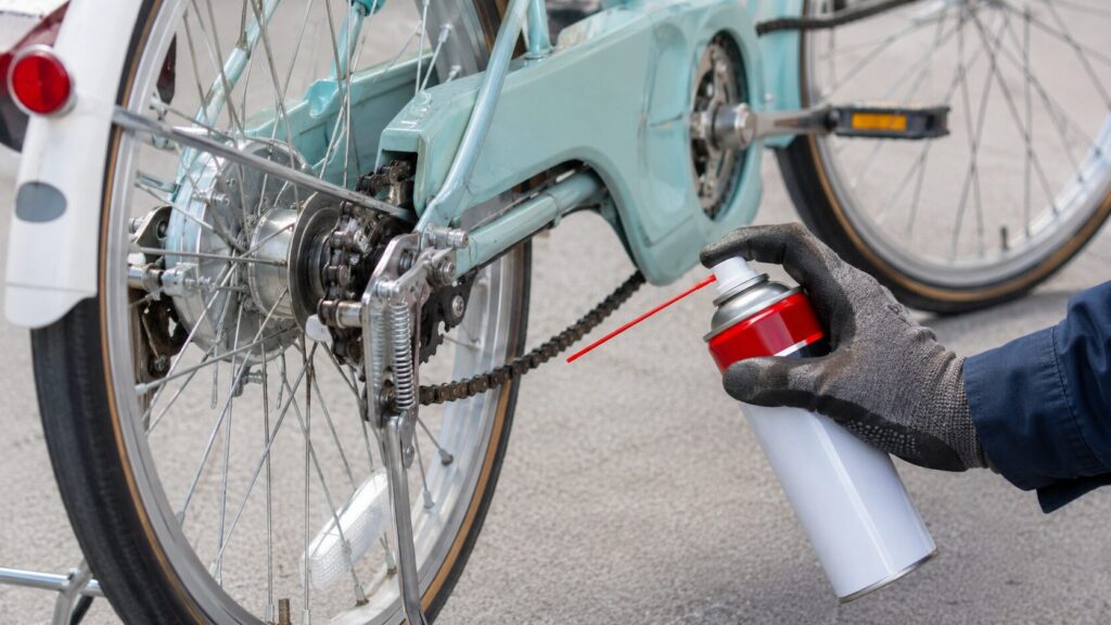 自転車の油差しでママチャリのチェーンに556は使える?のイメージ画像