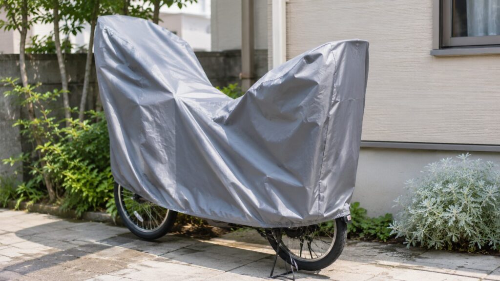 サイクルカバー使用時のポイントのイメージ画像