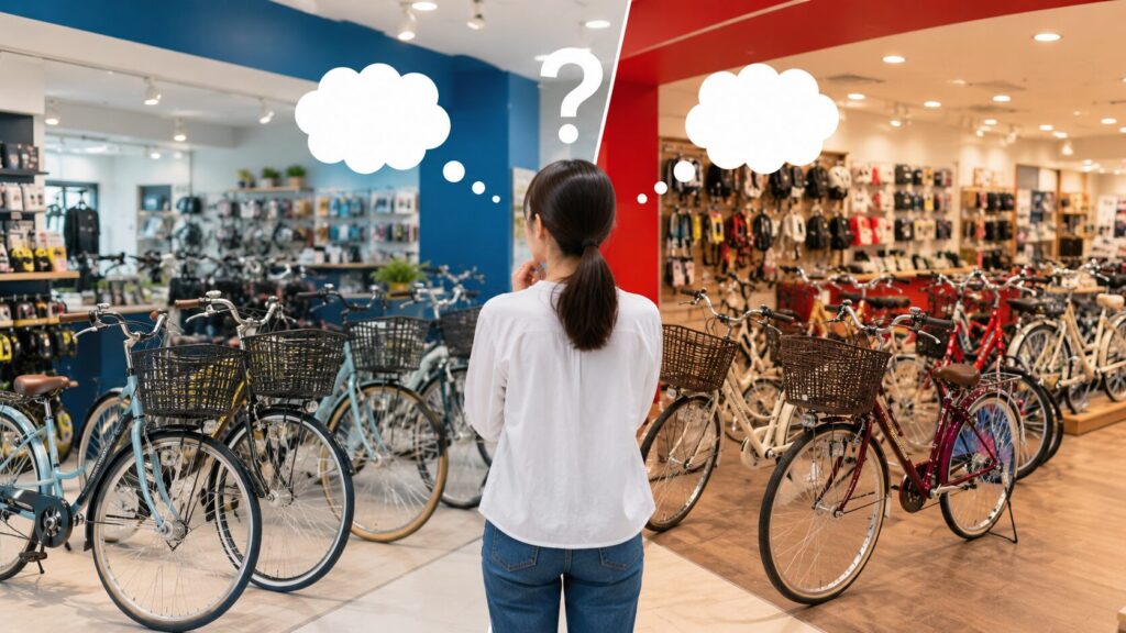 ダイワサイクルとあさひを比較のイメージ画像