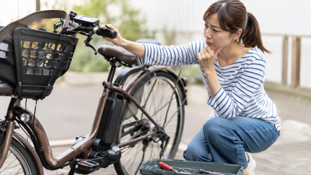電動自転車の電源が入らない時の対処法のイメージ画像