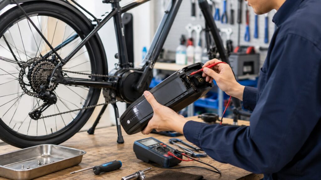 電動自転車の電源が入らない原因と修理目安のイメージ画像
