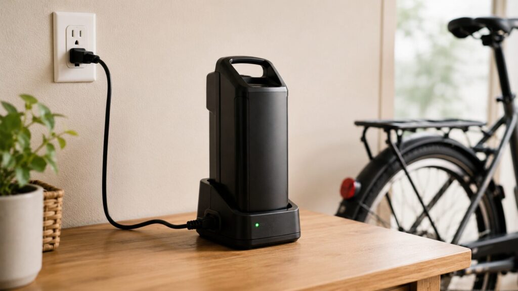 電動自転車のバッテリー充電しっぱなしは大丈夫?のイメージ画像