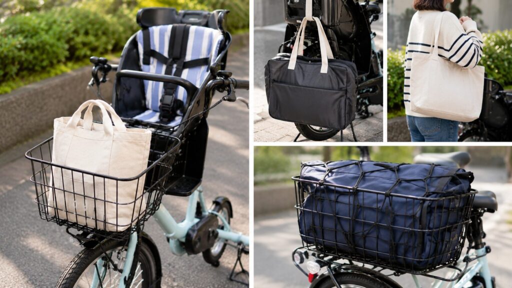ギュットクルームの荷物フック以外で荷物を運ぶ方法のイメージ画像