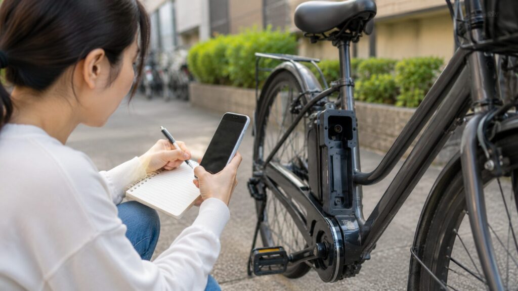 電動自転車のバッテリー盗難に遭ったら最初にやるべきことのイメージ画像
