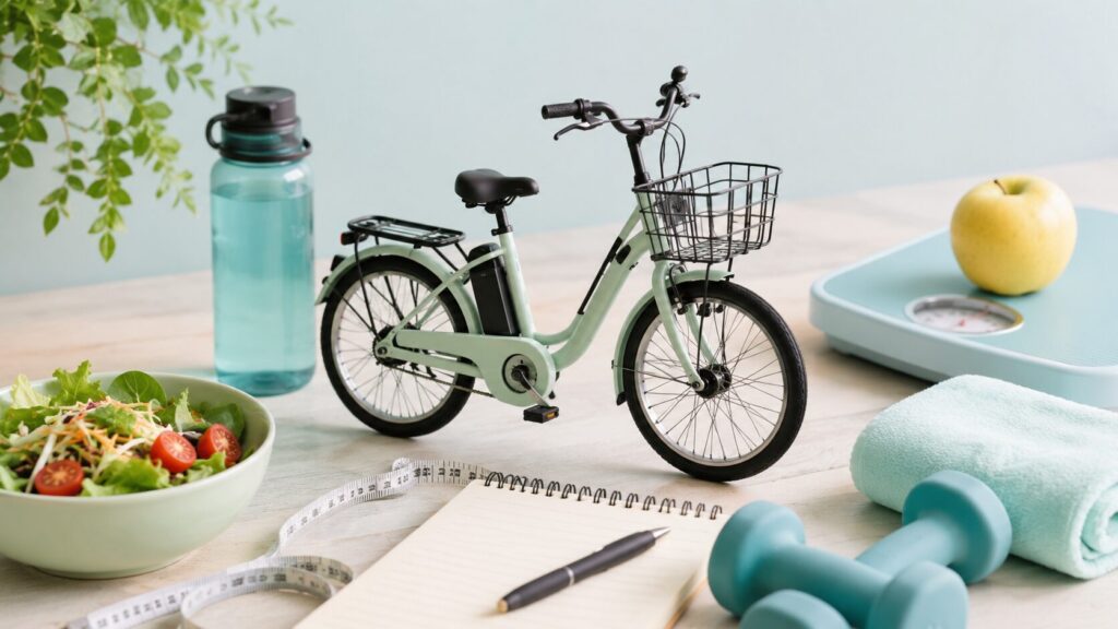電動自転車の消費カロリーの目安のイメージ画像